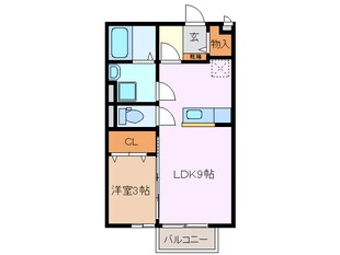 川越富洲原駅 徒歩19分 2階の物件間取画像